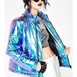 Club Exx Space Bae Escapade puffer jacket